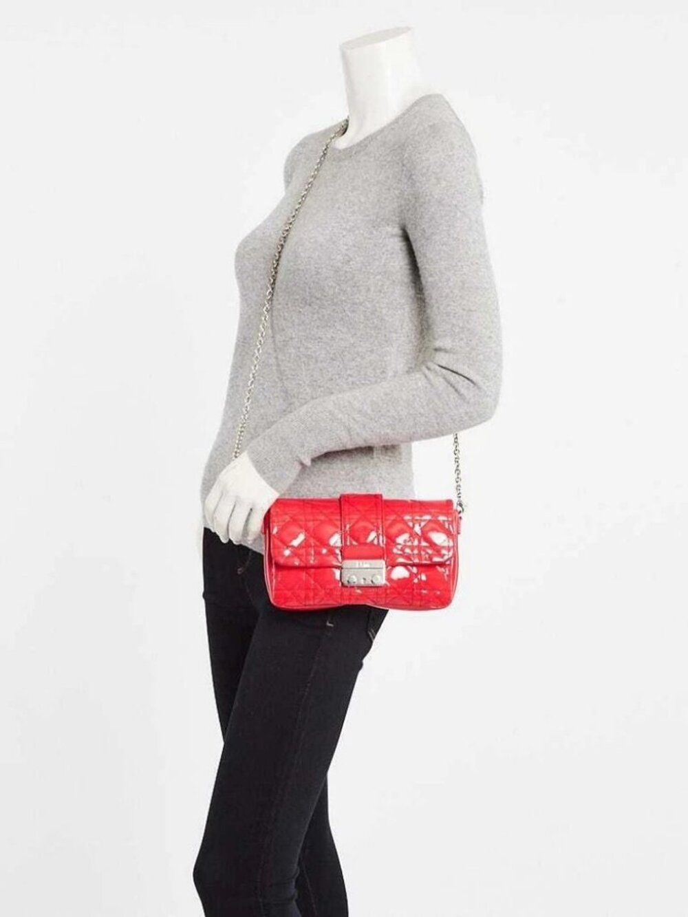 Christian Dior Pink Cannage Quilted Patent Leather Miss Dior Promenade Crossb... - Picture 2 of 9